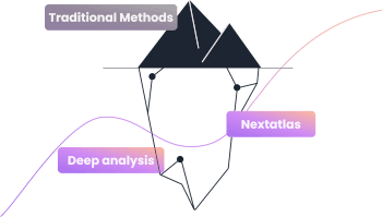 Traditional methods only analyse