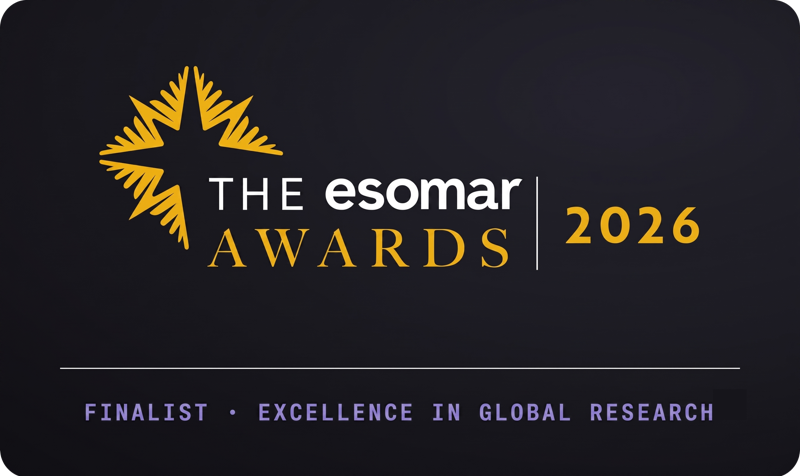 The ESOMAR Awards 2026 — Finalist, Excellence in Global Research